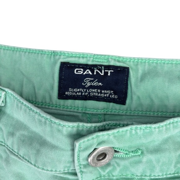 Gant Jeans Men’s 32 x 34 Tyler Straight Leg Lower Waist Regular Pistachio Green - Picture 2 of 12